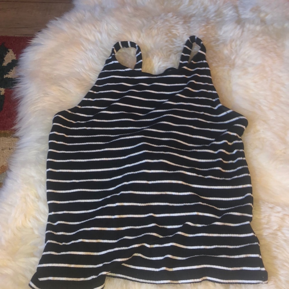 American Eagle crop tank tie back size small